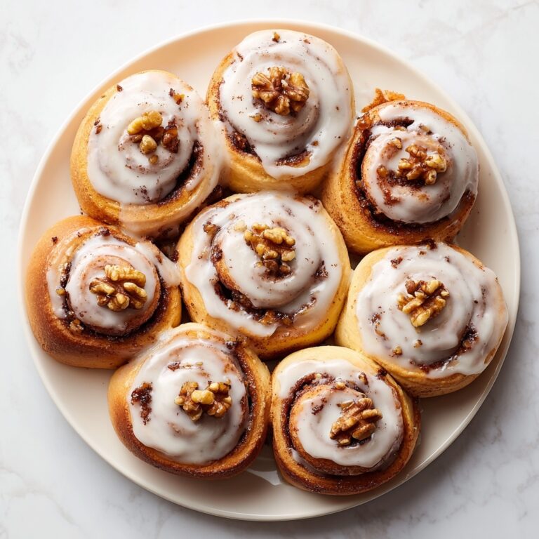 Fluffy Cinnamon-Walnut Rolls with Cream Cheese Frosting Recipe