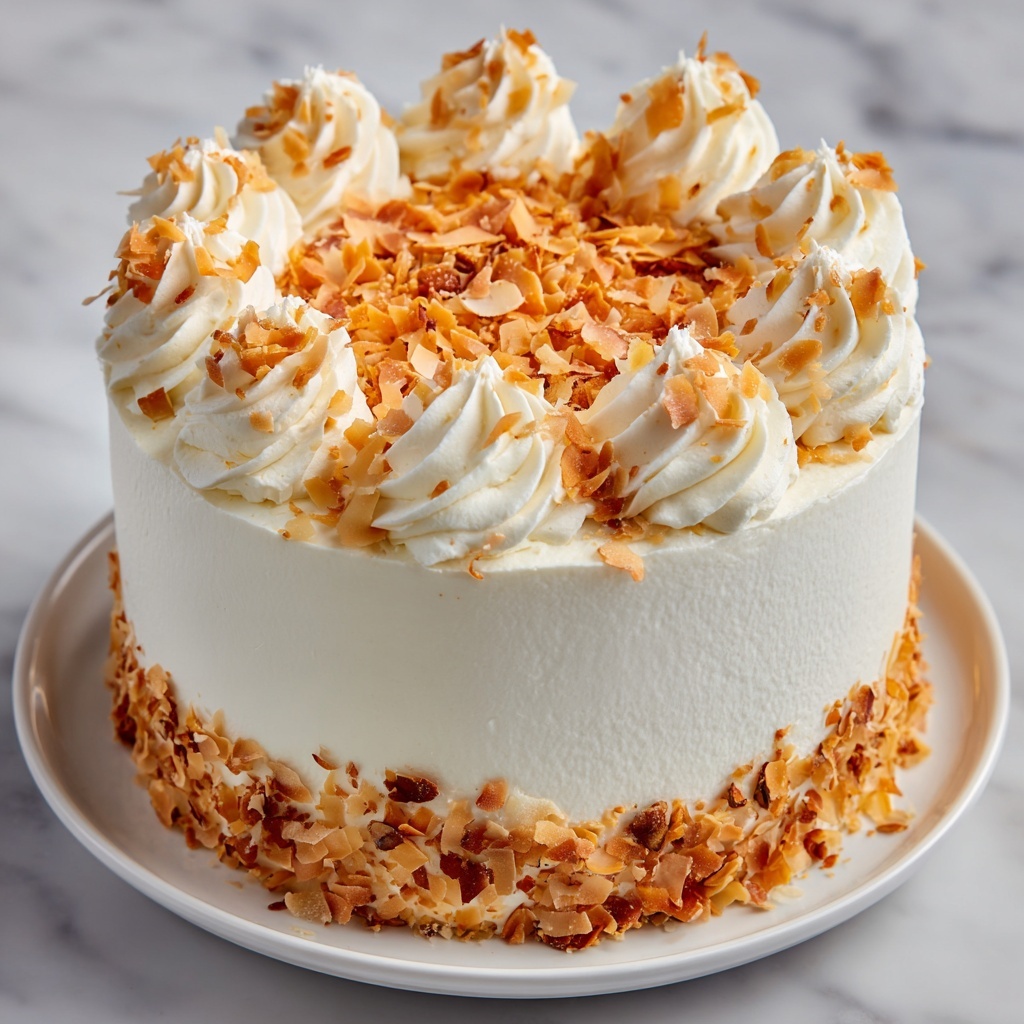 Hawaiian Wedding Cake with Whipped Cream Cheese Frosting Recipe - Recipe Image