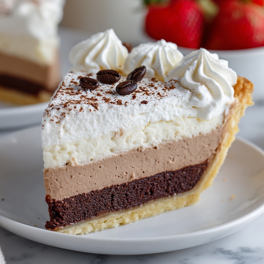 Dark Chocolate Tart with Espresso Whipped Cream Recipe - Recipe Image