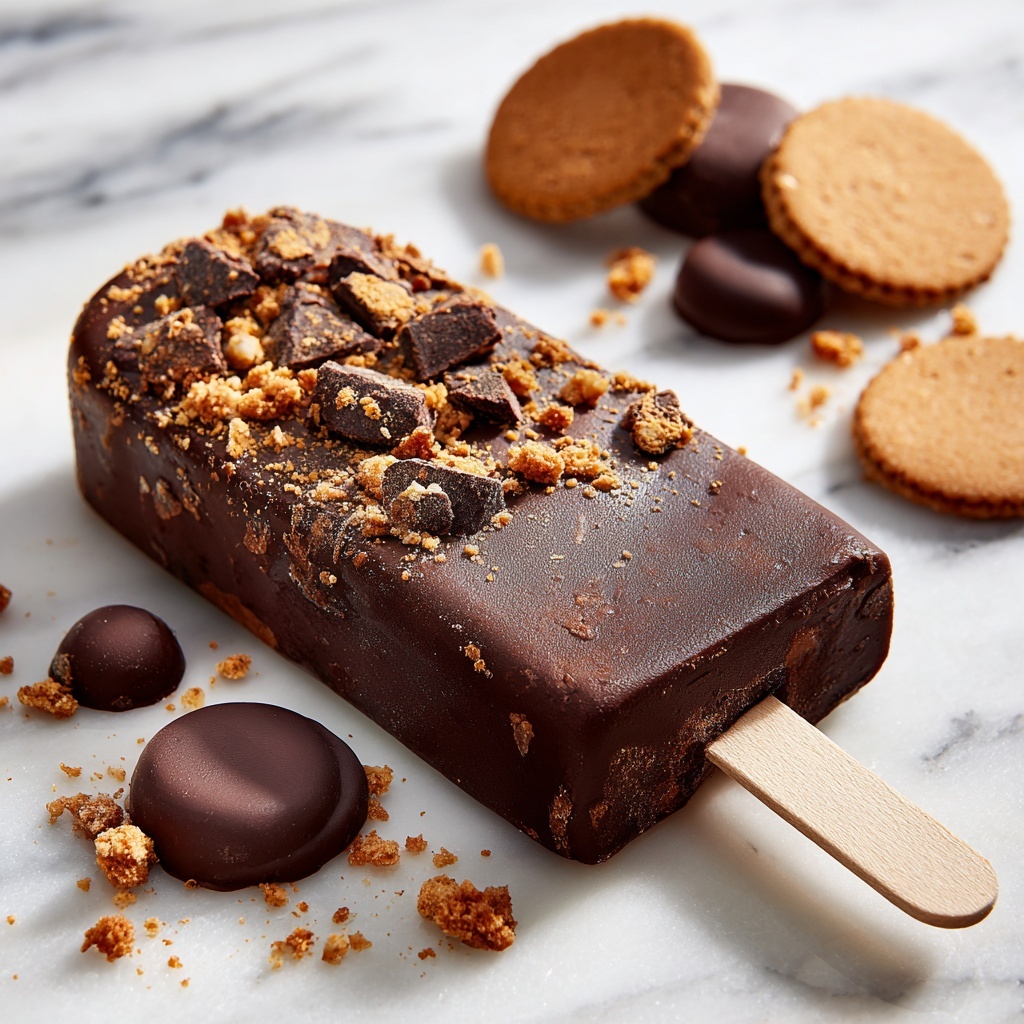 Chocolate Ice Cream Bars Recipe - Recipe Image