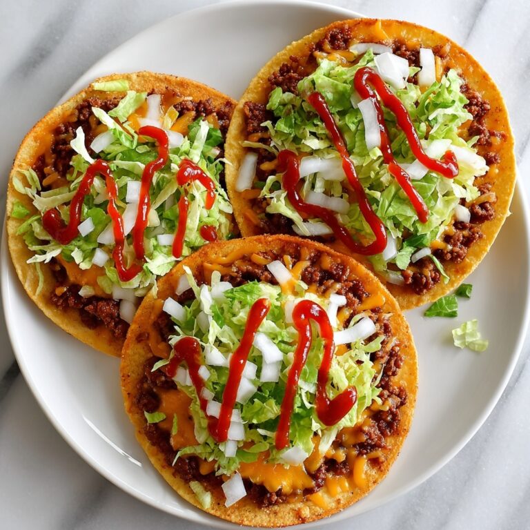 Cheesy Tostadas with Lettuce and Salsa Recipe
