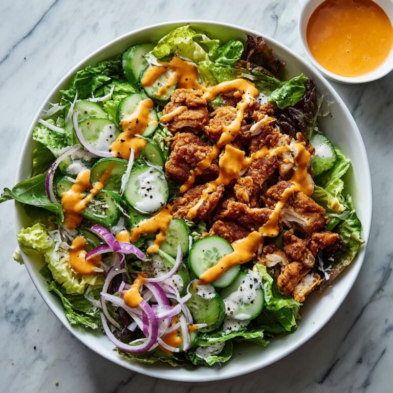 Fried Buffalo Chicken Salad Recipe