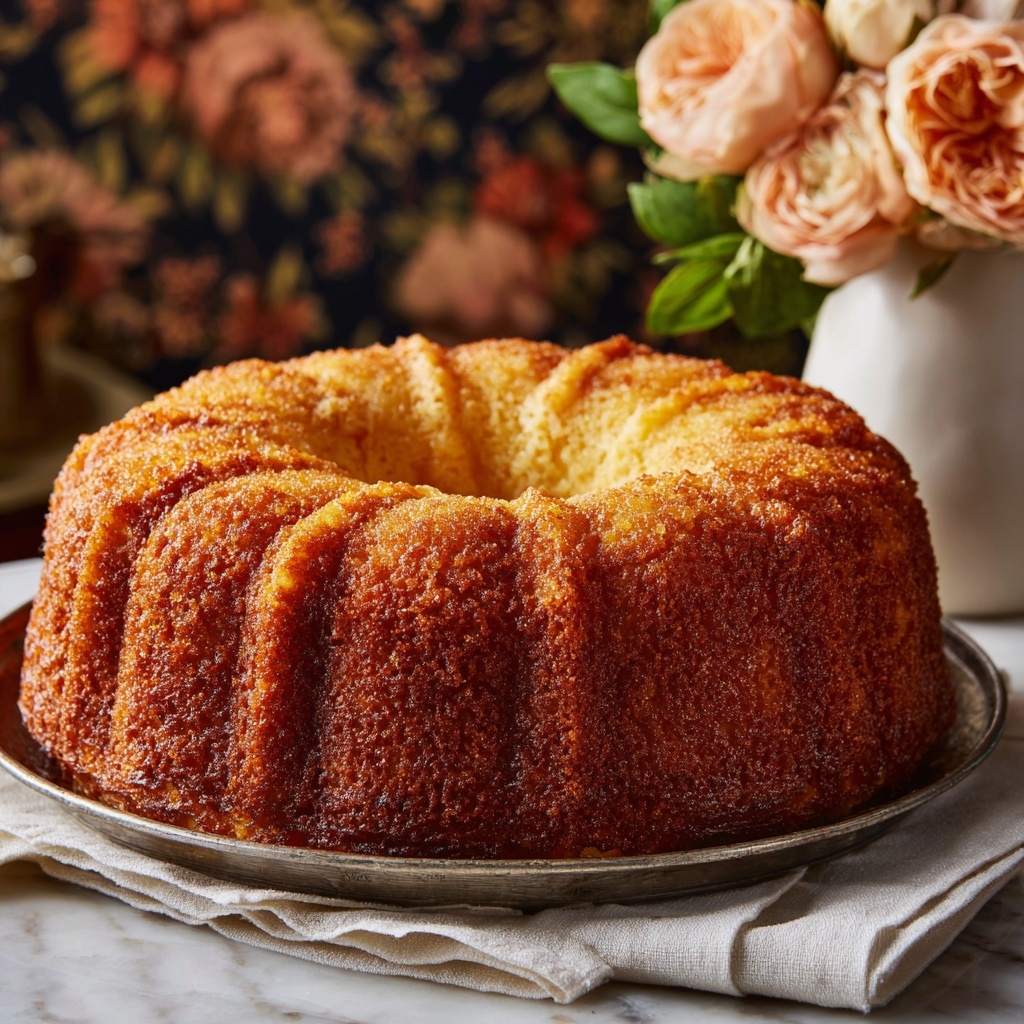 Million Dollar Pound Cake Recipe - Recipe Image