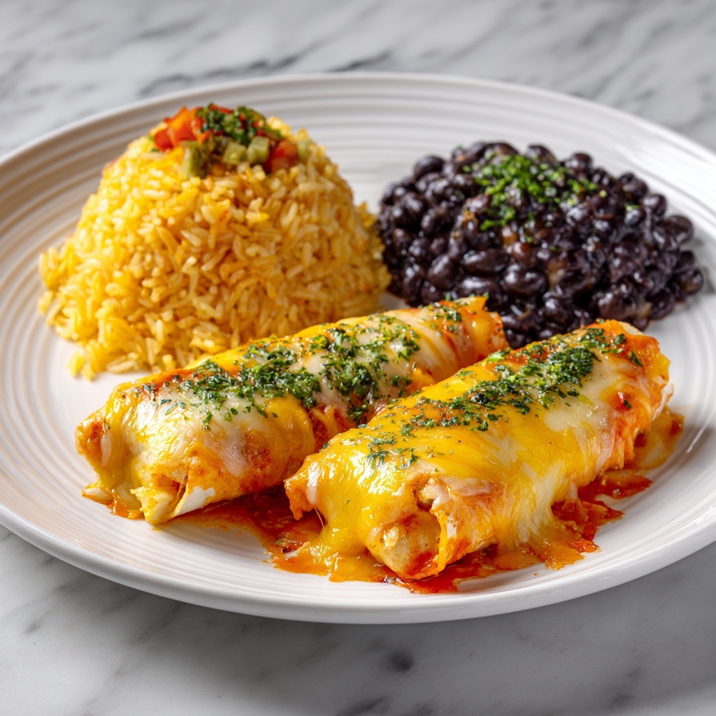 Chicken Enchilada Roll-Ups Recipe - Recipe Image