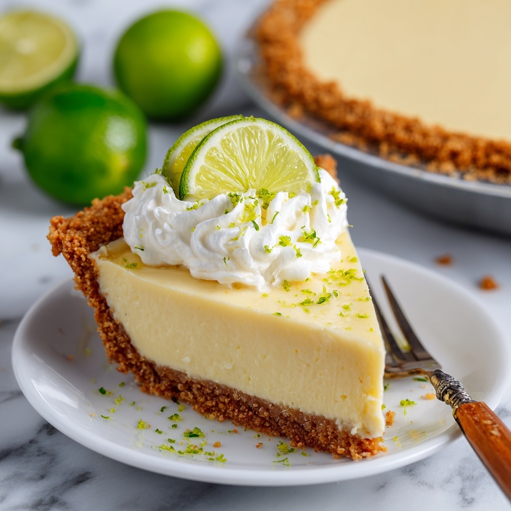 Sour Cream Key Lime Pie Recipe - Recipe Image