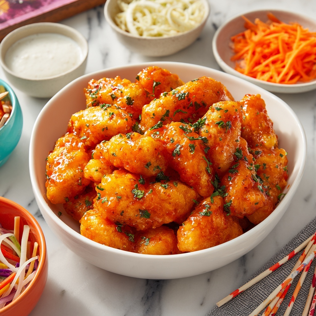 Sweet & Spicy Boneless Wings Recipe - Recipe Image