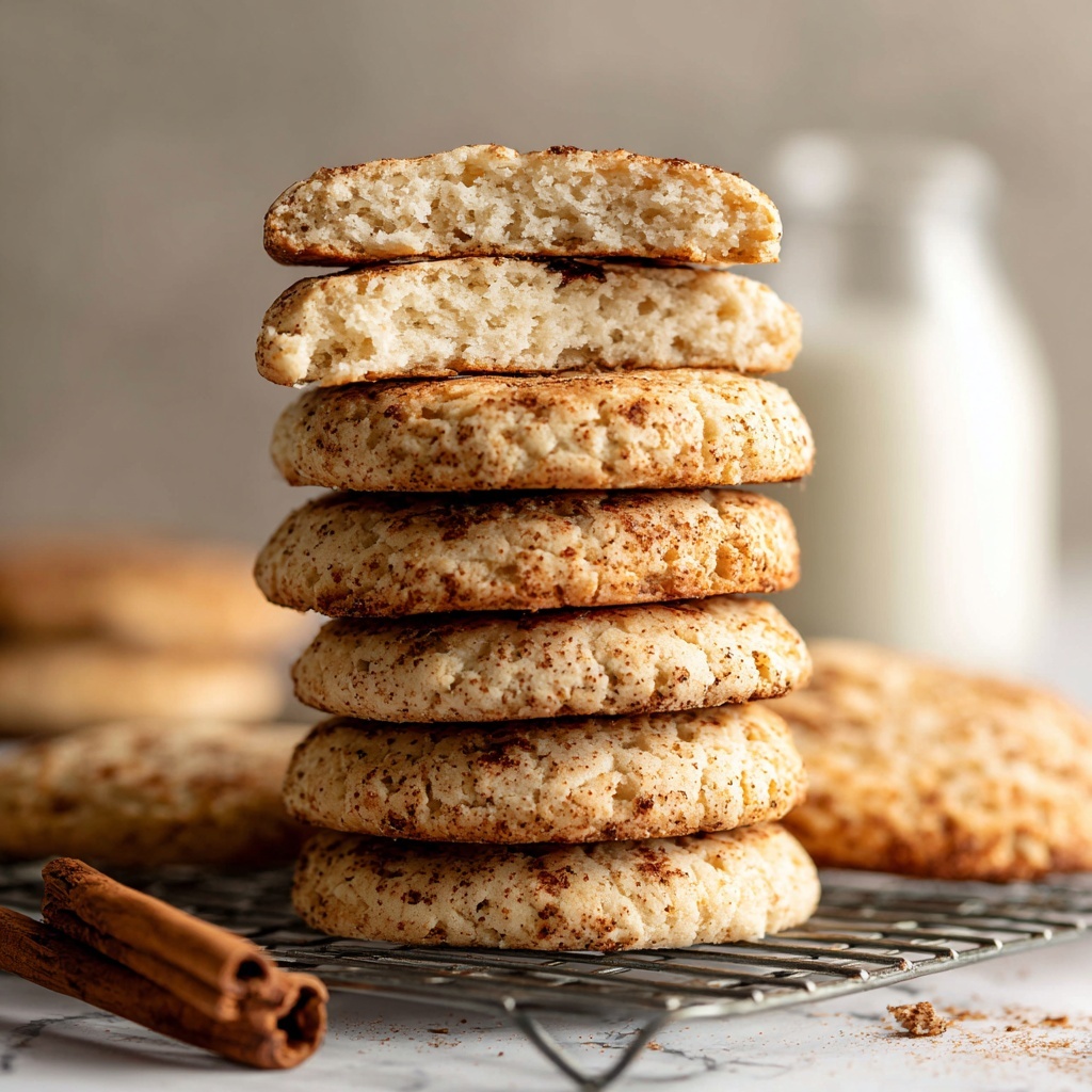 Easy Vegan Snickerdoodles (Soft & Chewy!) Recipe - Recipe Image