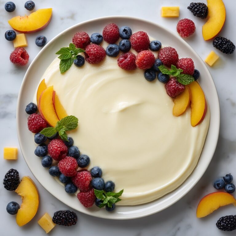 Vanilla Pudding with Fresh Fruit Recipe