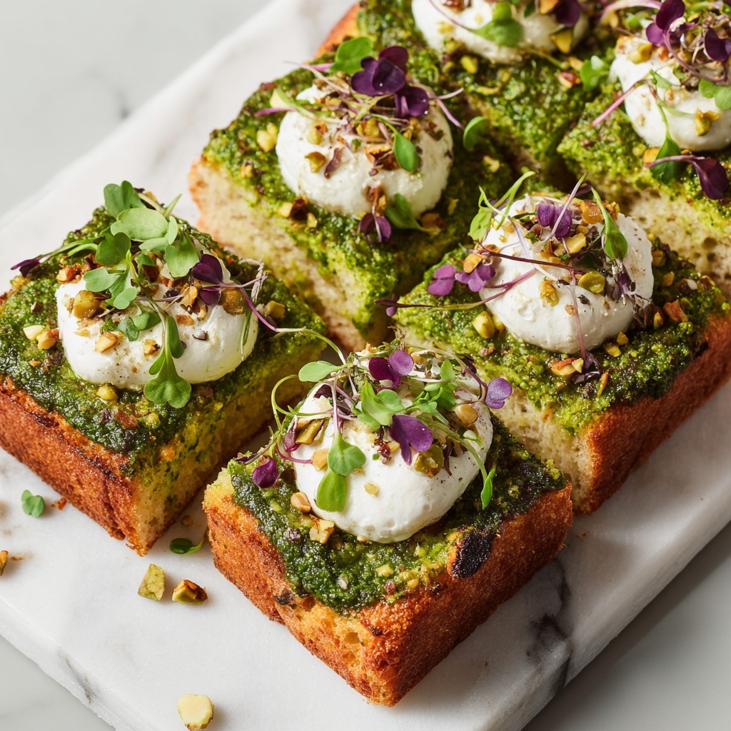 Pistachio Pesto Pizza with Asparagus, Peas, and Microgreens Recipe - Recipe Image