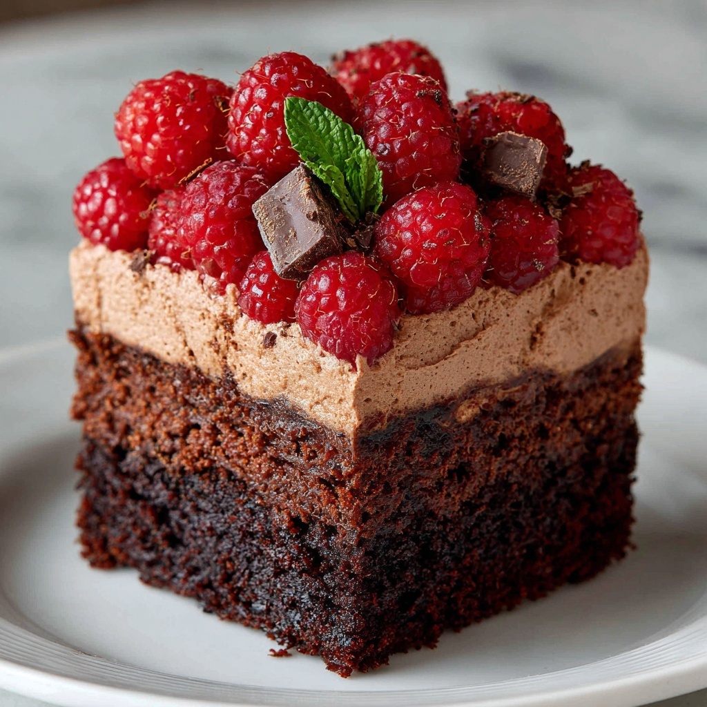 Mini Chocolate & Raspberry Cake Recipe - Recipe Image