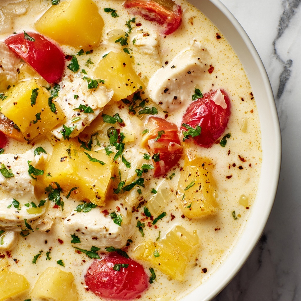 Slow Cooker Creamy Chicken Chili Recipe - Recipe Image