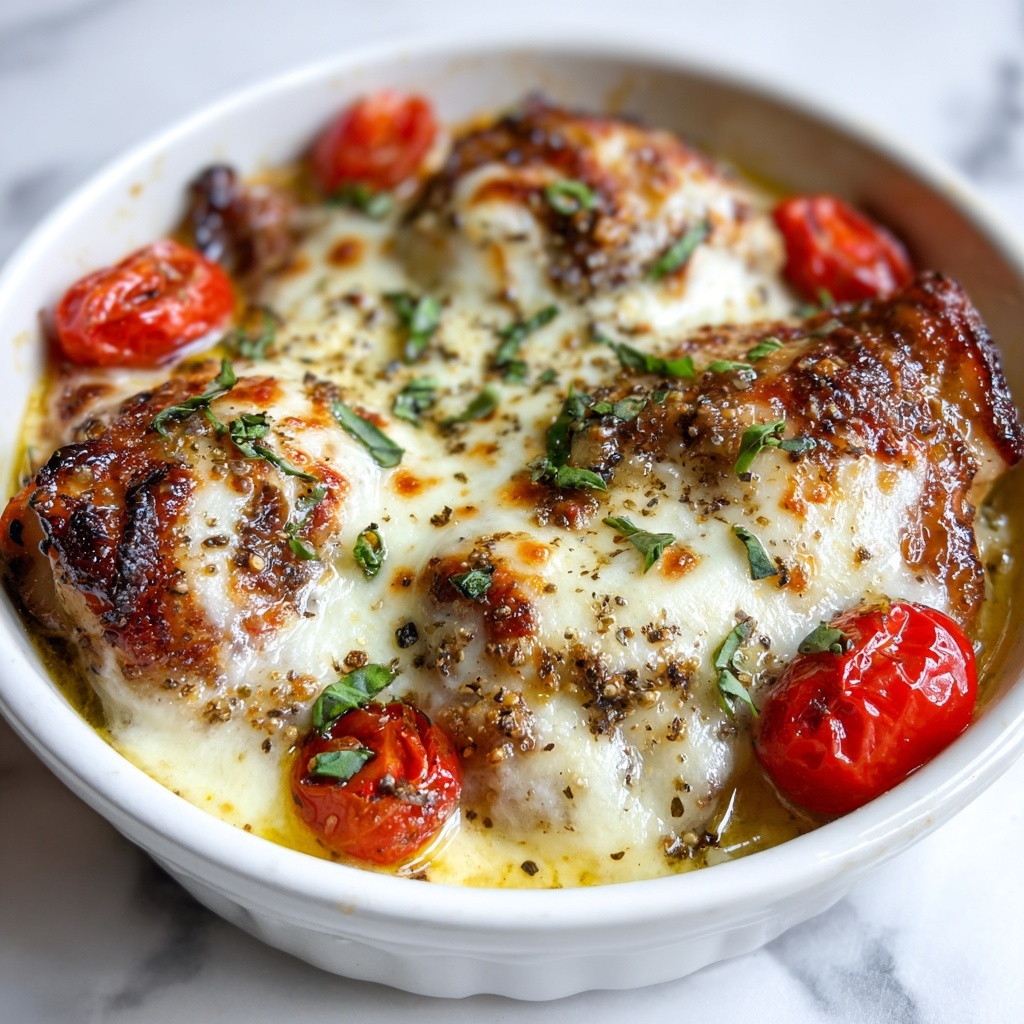 Garlic Tomato Baked Chicken Recipe - Recipe Image