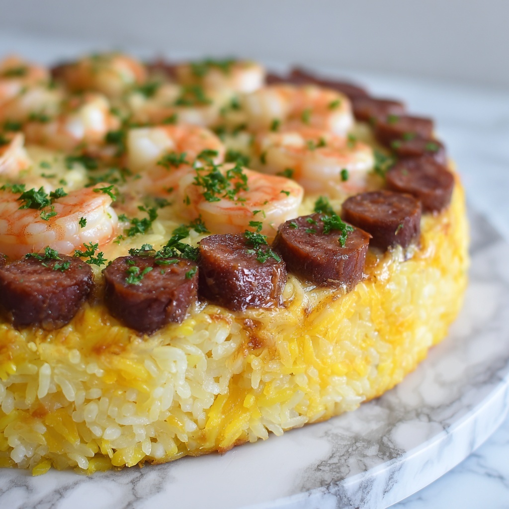 Quick One-Pot Seafood Rice Recipe - Recipe Image