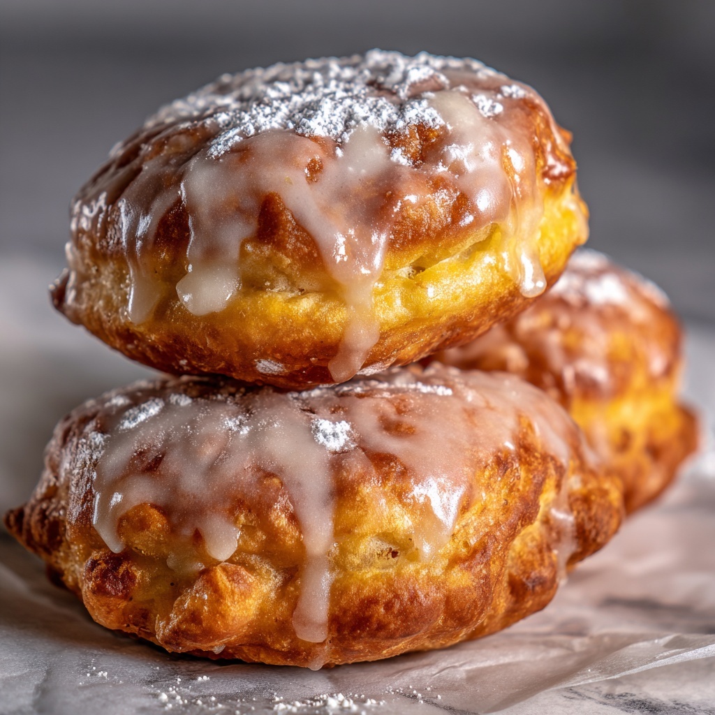 Delicious Fresh Peach Fritters Recipe - Recipe Image