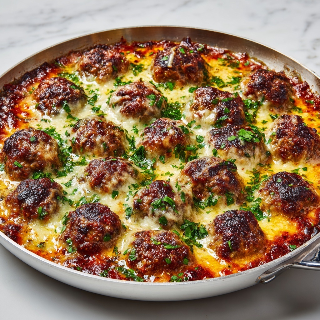 Meatball Casserole with Mashed Potatoes and Mozzarella Recipe - Recipe Image