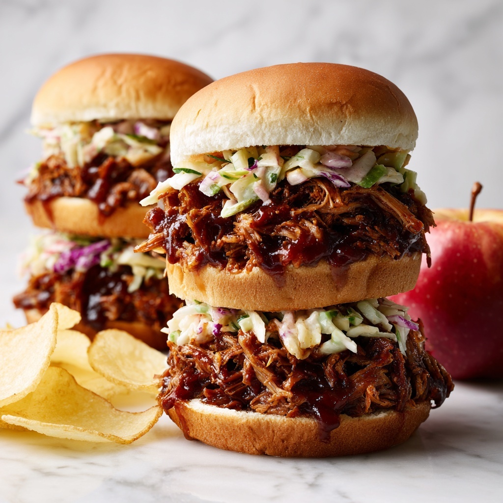 Crockpot BBQ Pulled Chicken Sandwiches Recipe - Recipe Image