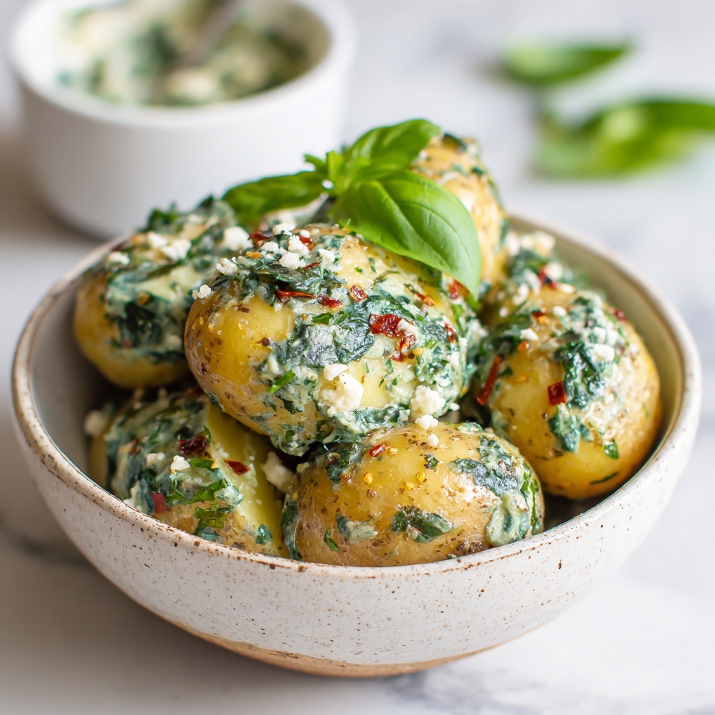 Garden Basil Pesto Potato Salad Recipe - Recipe Image