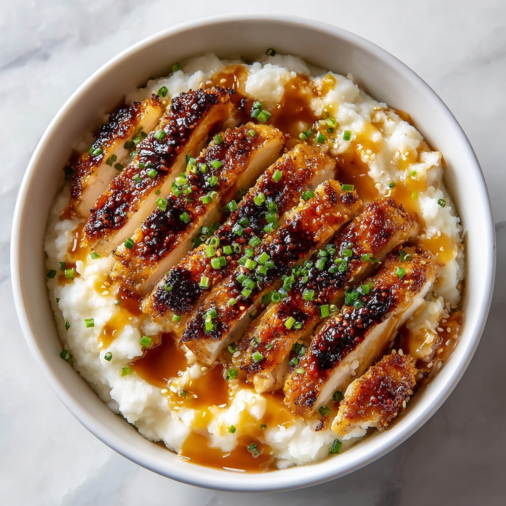 Garlic Parmesan Chicken & Steak Bake with Cheesy Loaded Mashed Potatoes Recipe - Recipe Image