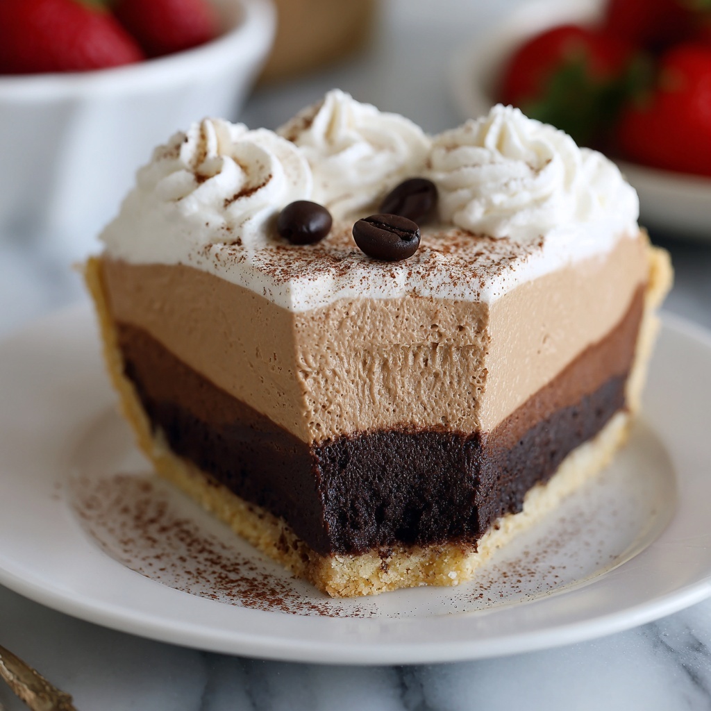Dark Chocolate Tart with Espresso Whipped Cream Recipe - Recipe Image