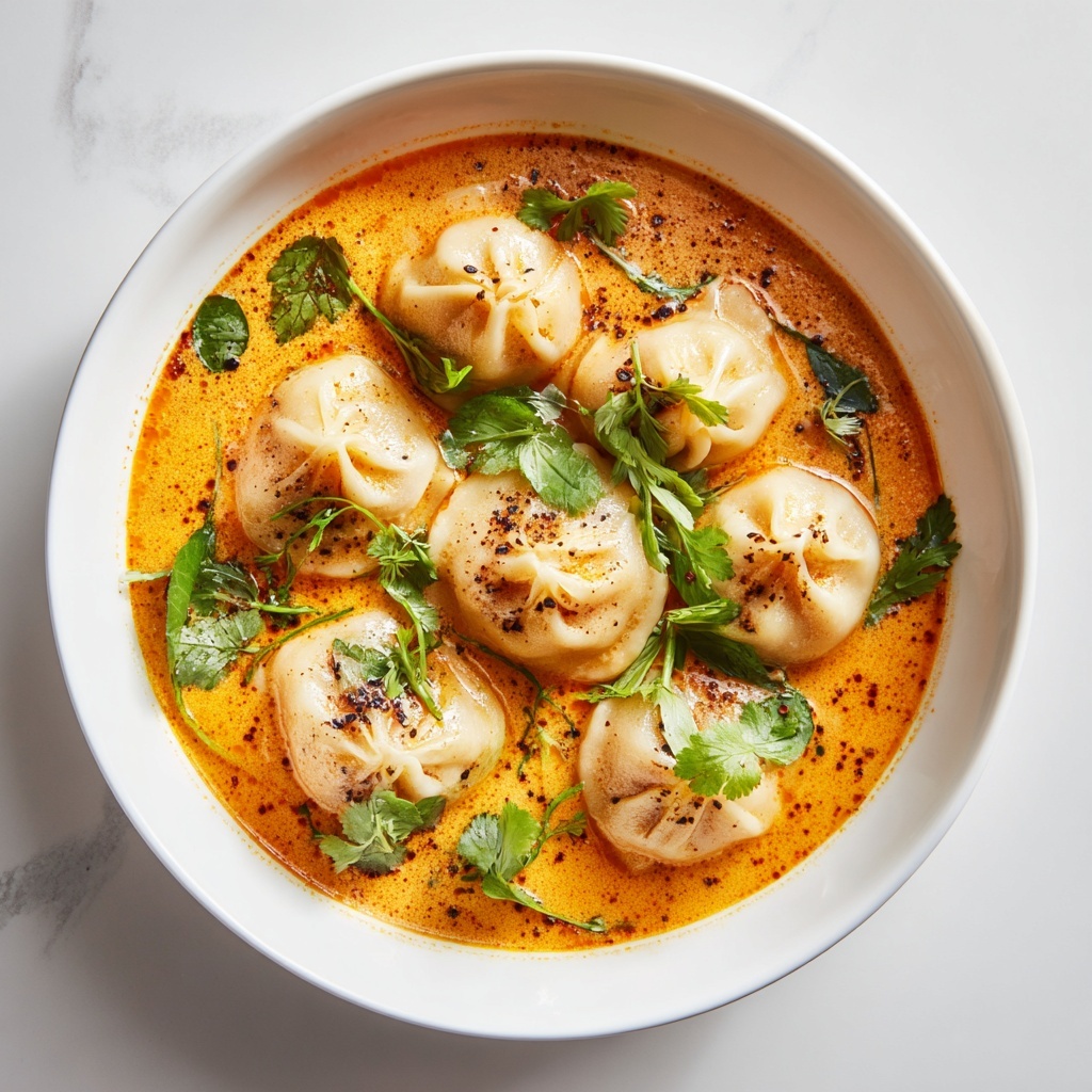 Thai Red Curry Dumpling Soup Recipe - Recipe Image