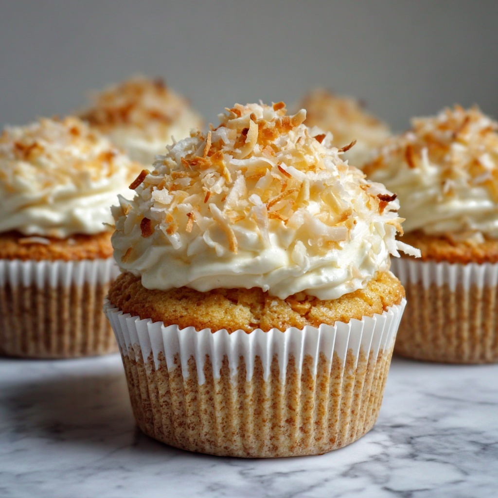 Coconut Cream Cheesecake Cupcakes Recipe - Recipe Image