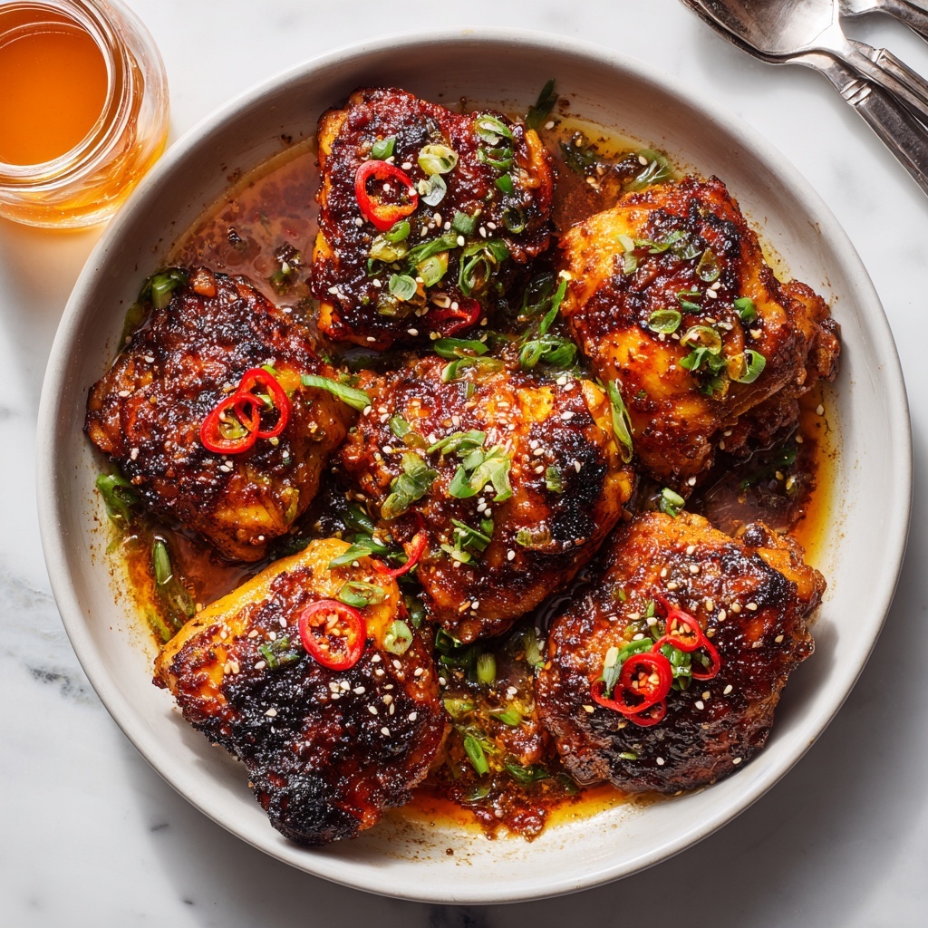 Honey Soy Baked Chicken Thighs Recipe - Recipe Image