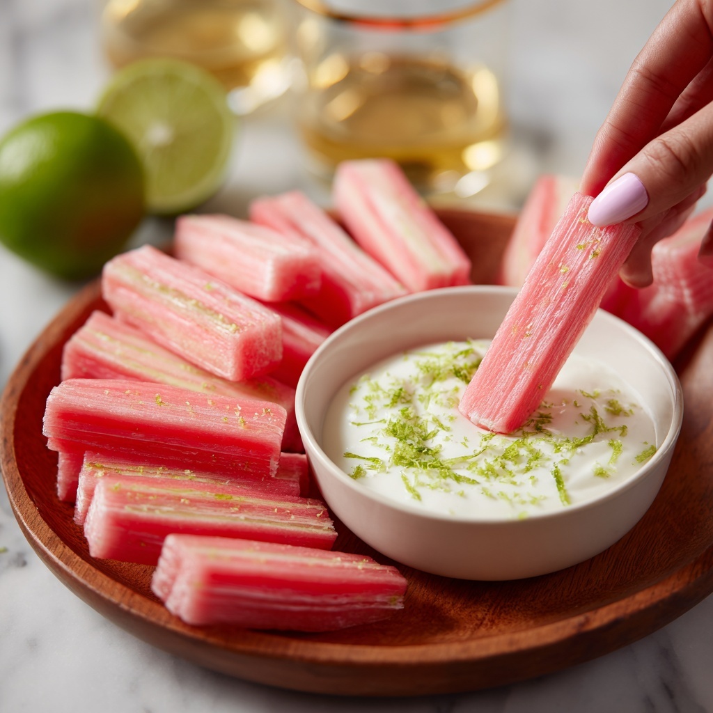 Watermelon Fries with Coconut Lime Dip Recipe - Recipe Image