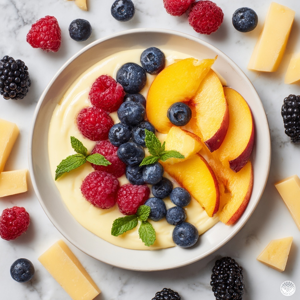 Vanilla Pudding with Fresh Fruit Recipe - Recipe Image