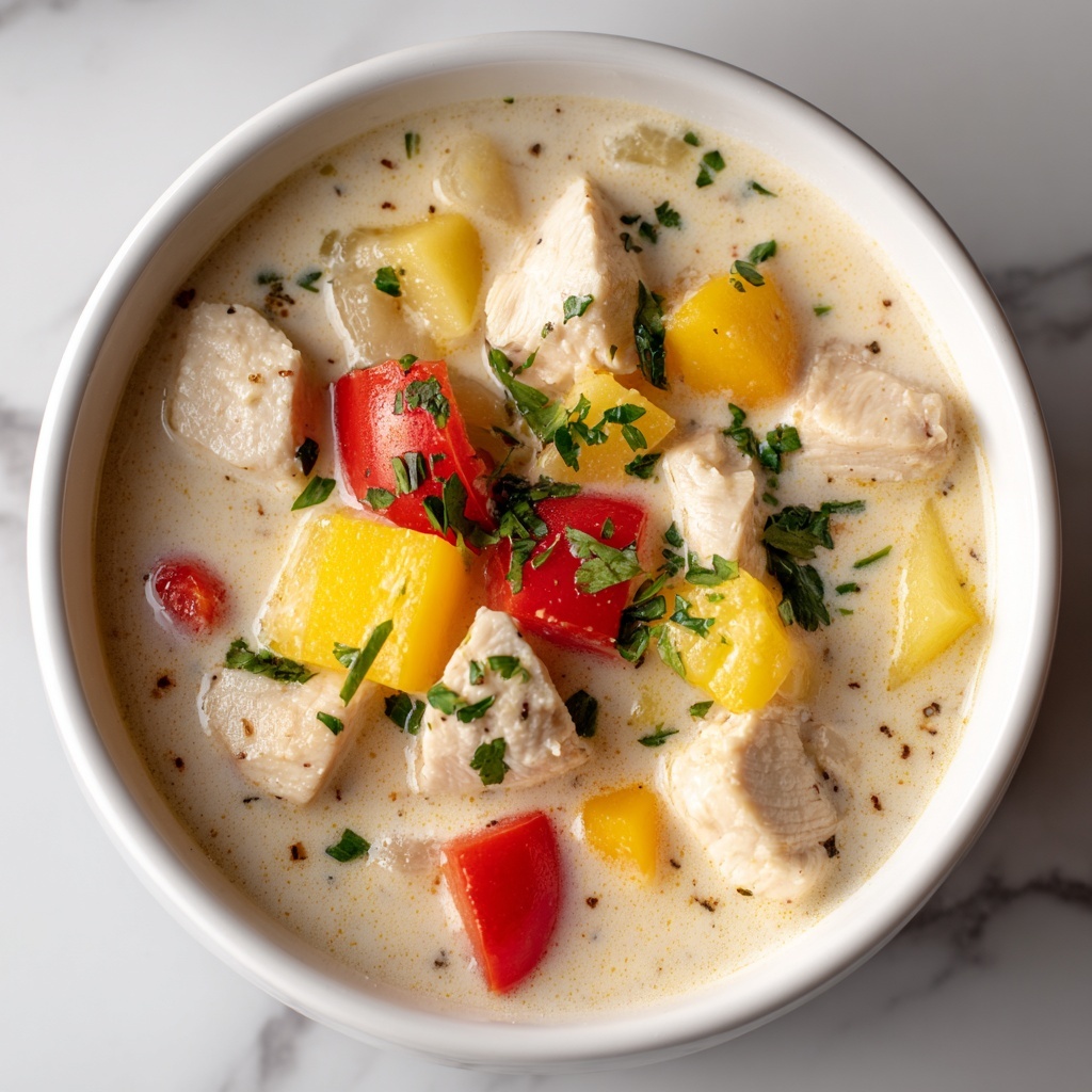 Slow Cooker Creamy Chicken Chili Recipe - Recipe Image