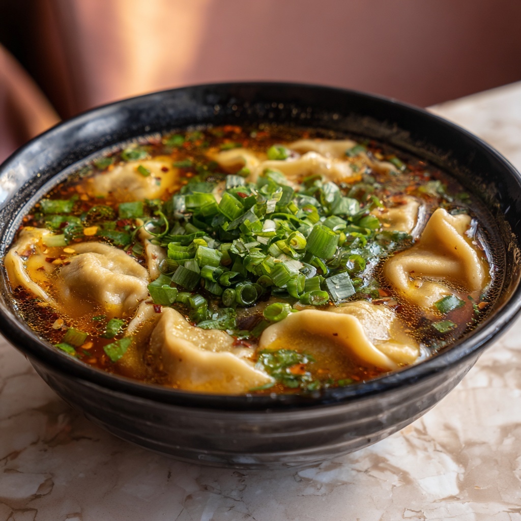 Thai Potsticker Soup Recipe - Recipe Image