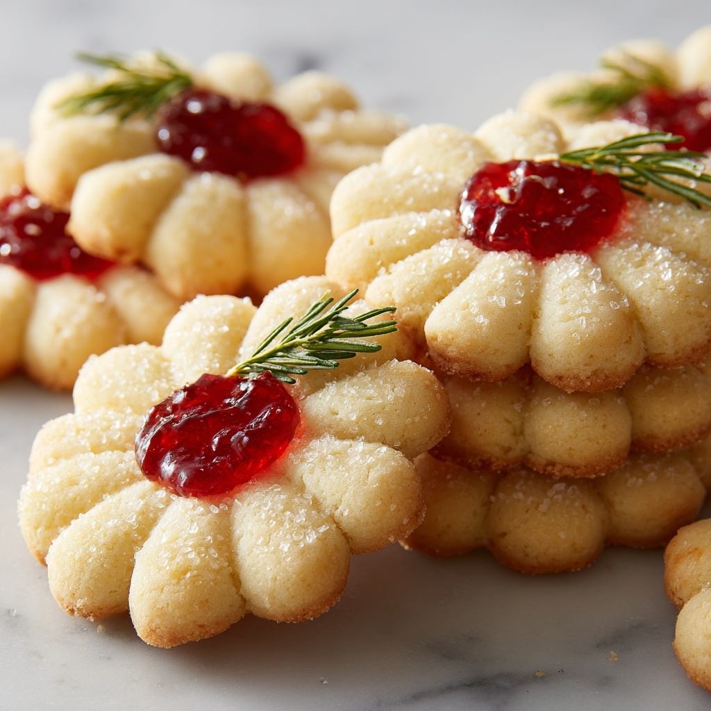 4-Ingredient Christmas Shortbread Cookies Recipe - Recipe Image