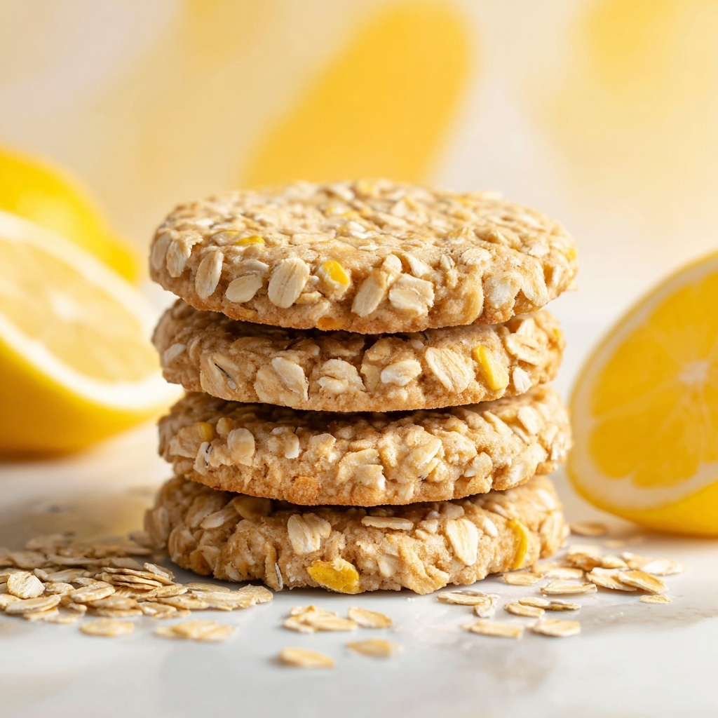 Lemon Oatmeal No-Bake Cookies Recipe - Recipe Image