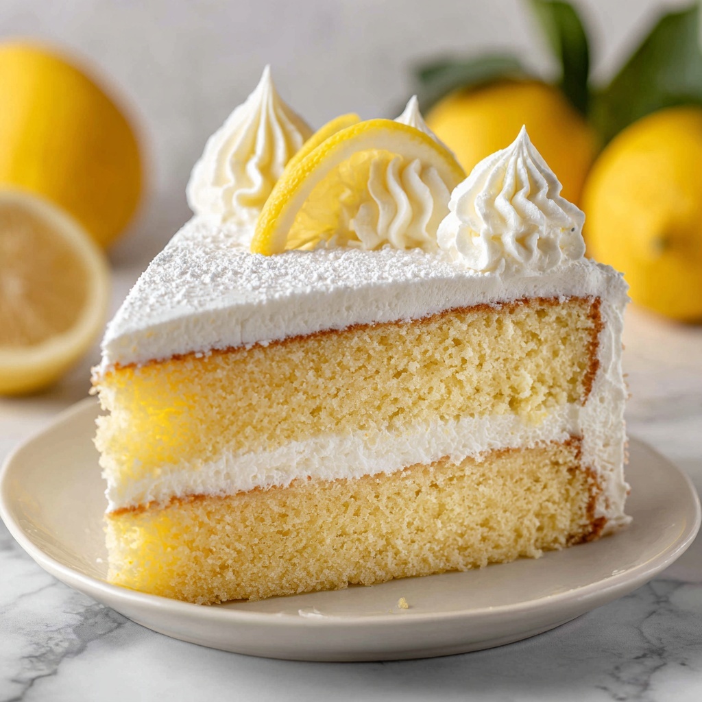 Cheesecake Factory Italian Lemon Cream Cake Recipe - Recipe Image