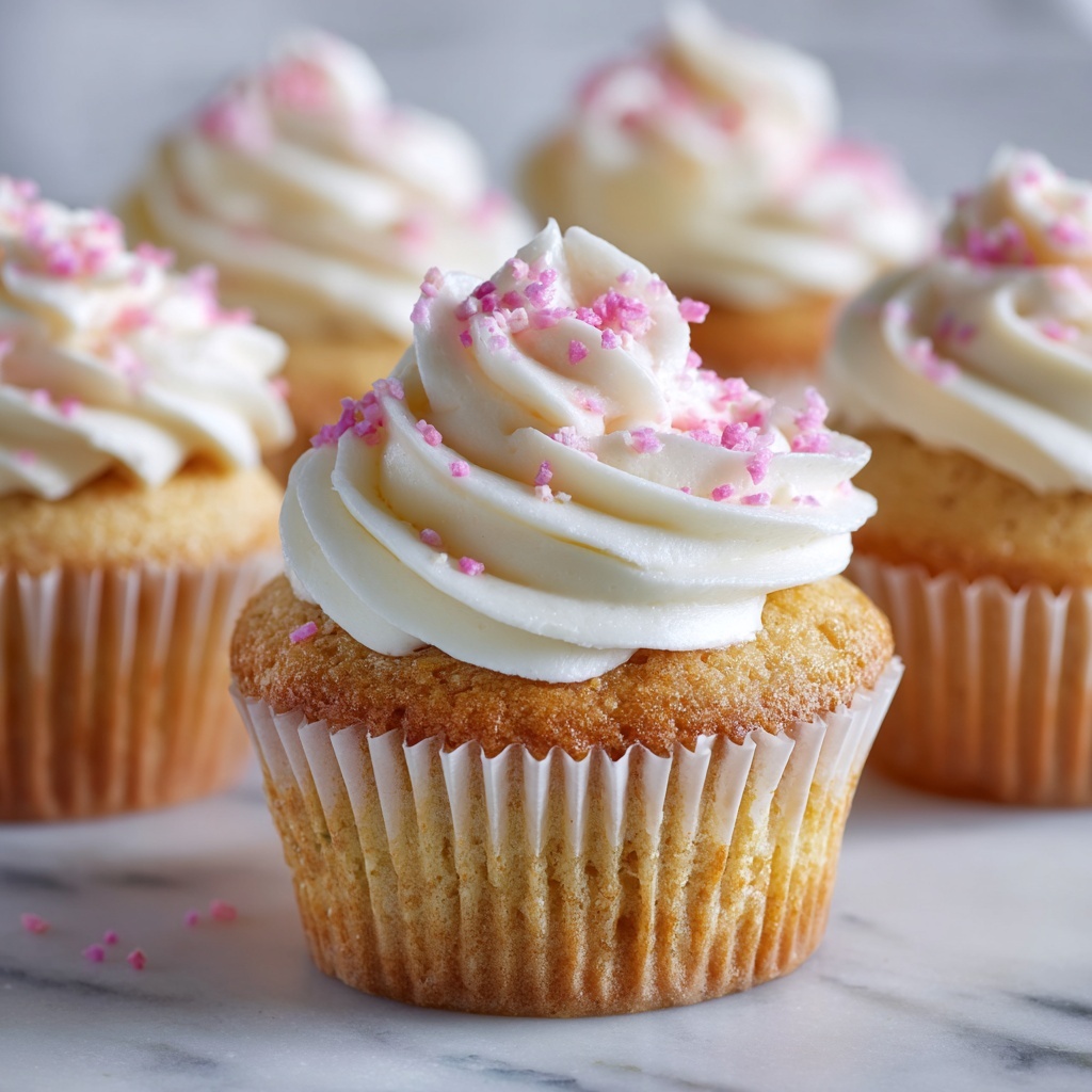 Rhubarb Honey Peach Cream Cheese Cupcakes Recipe - Recipe Image