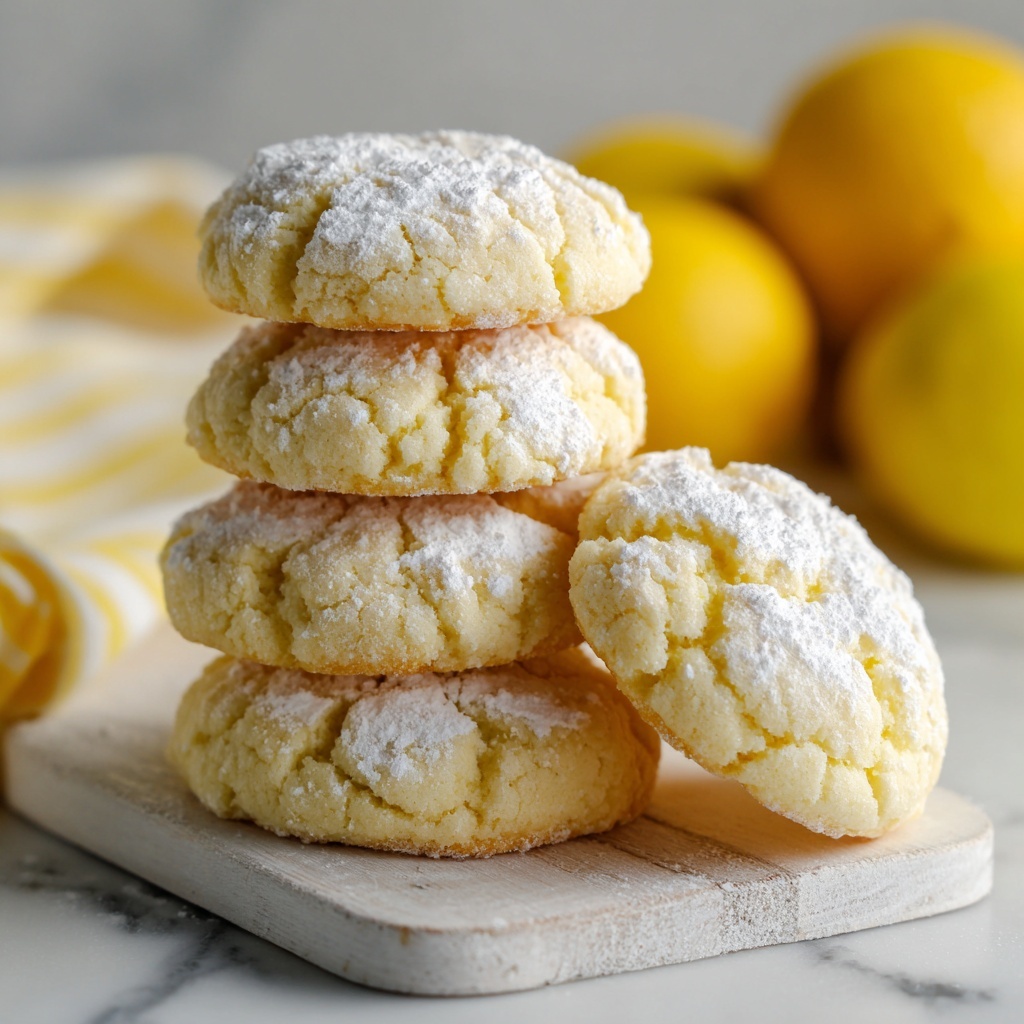 Lemon Cookies from Cake Mix Recipe - Recipe Image