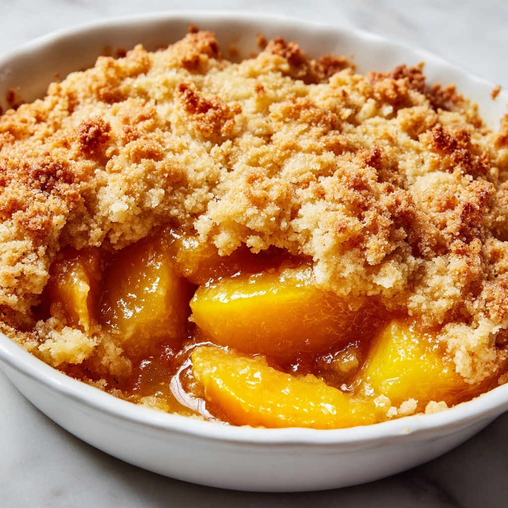 Old Time Oven Peach Cobbler Recipe - Recipe Image