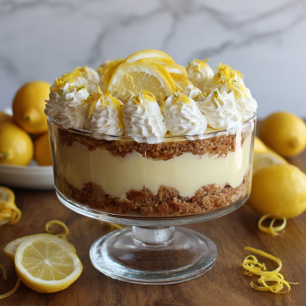 Outrageous Lemon Lovers Trifle Recipe - Recipe Image