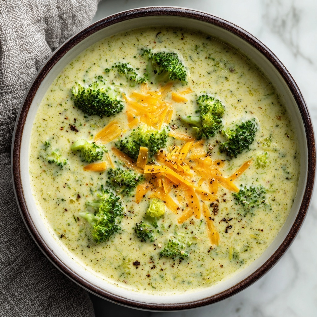Creamy Broccoli Cheese Soup Recipe - Recipe Image