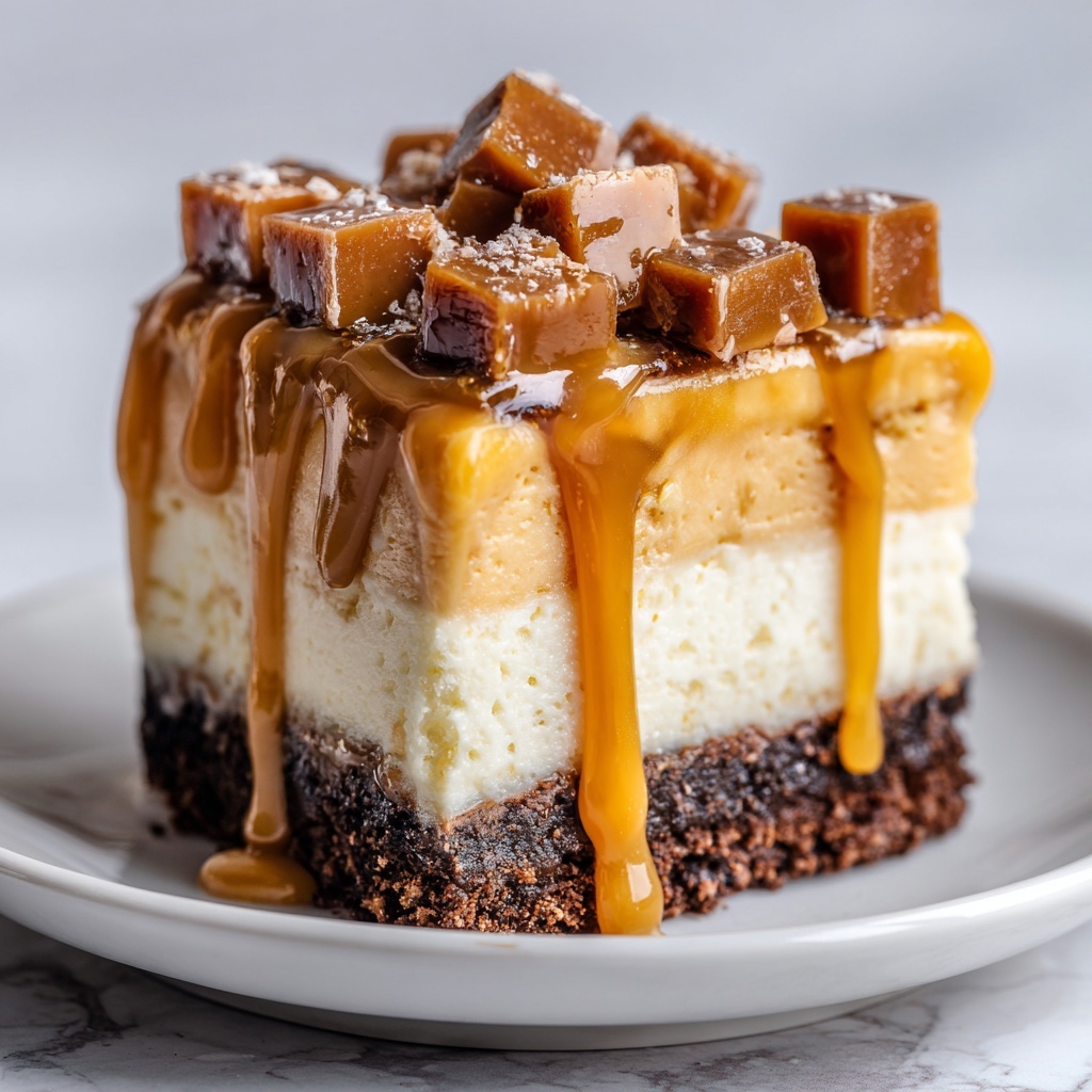 Butterfinger Candy Bar Poke Cake Recipe - Recipe Image