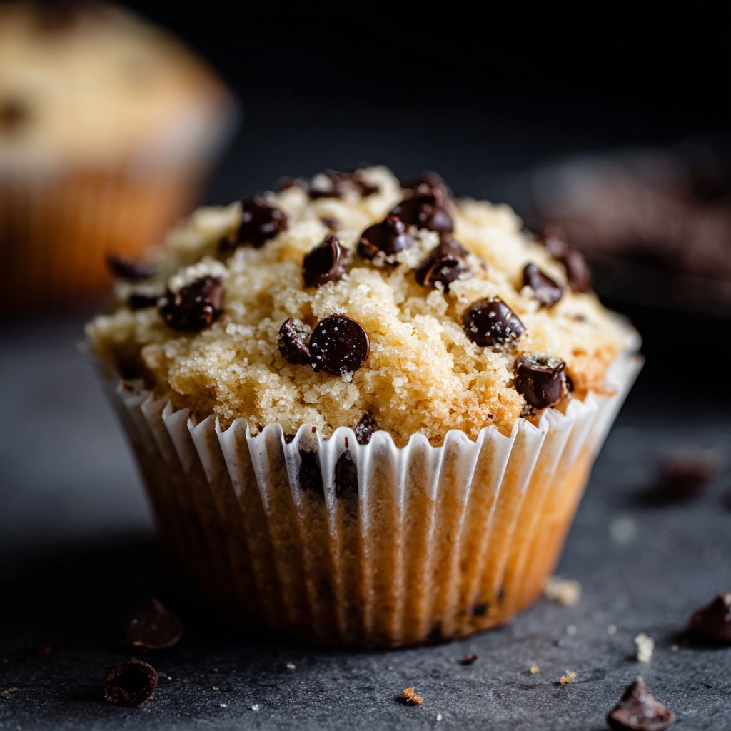 Chocolate Chip Tigernut Flour Muffins Recipe - Recipe Image