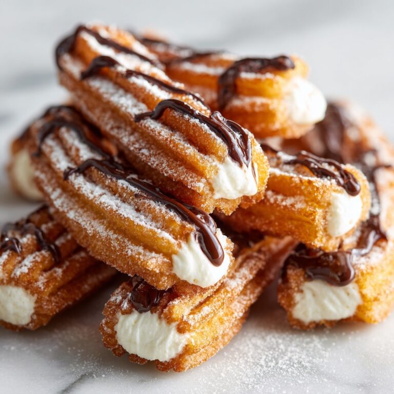 Cookie Dough Cheesecake-Stuffed Churros Recipe