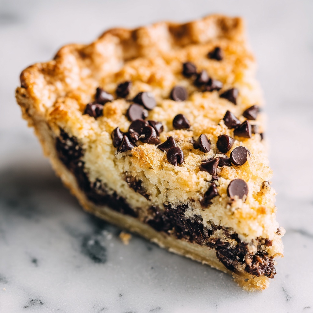 Chocolate Chip Butter Tart Pie Recipe - Recipe Image