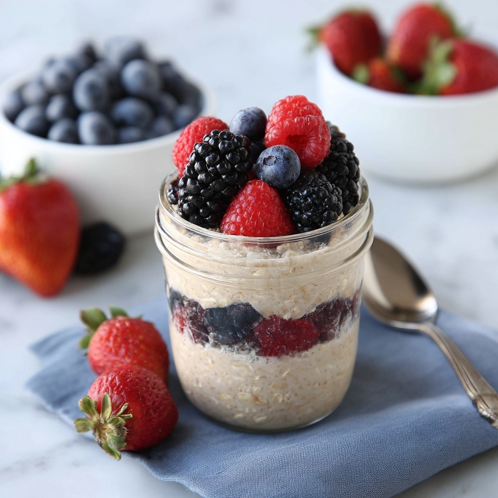 Berry Blast Overnight Oats Recipe - Recipe Image