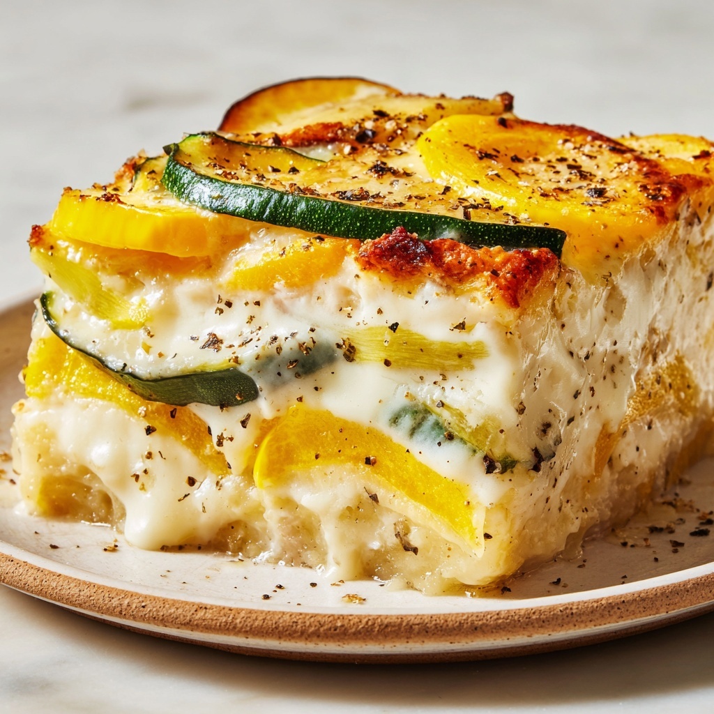 Zucchini and Yellow Squash Au Gratin Recipe - Recipe Image