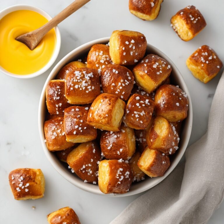 Soft Pretzel Bites Recipe