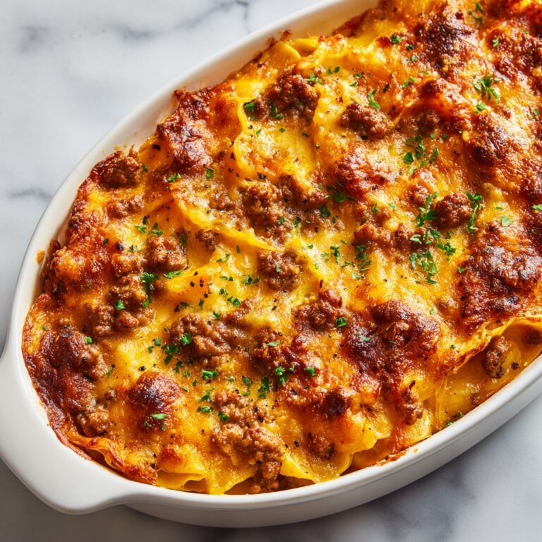 Mexican Casserole with Ground Beef, Black Beans, Corn, and Cheese Recipe