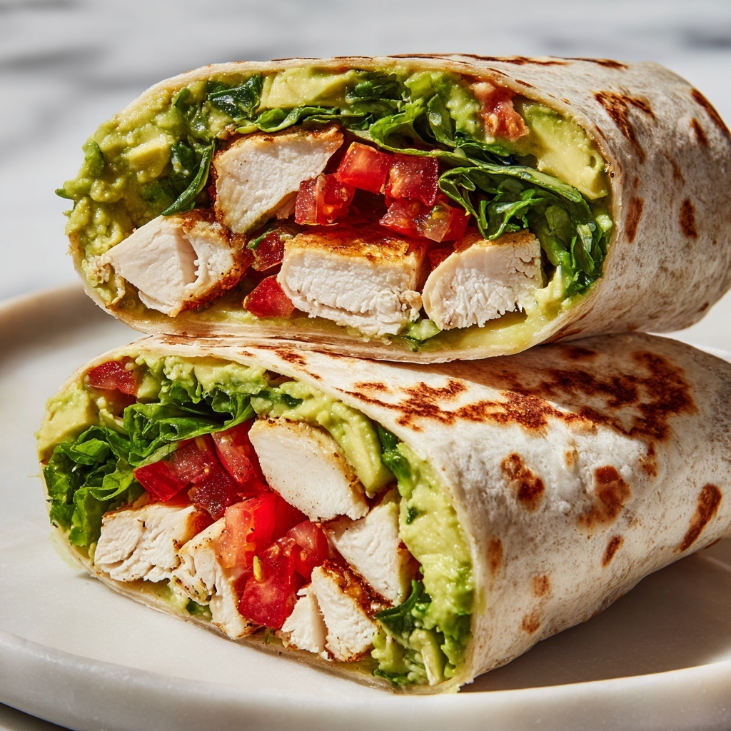 Avocado Chicken Salad Wrap Delight Recipe - Recipe Image