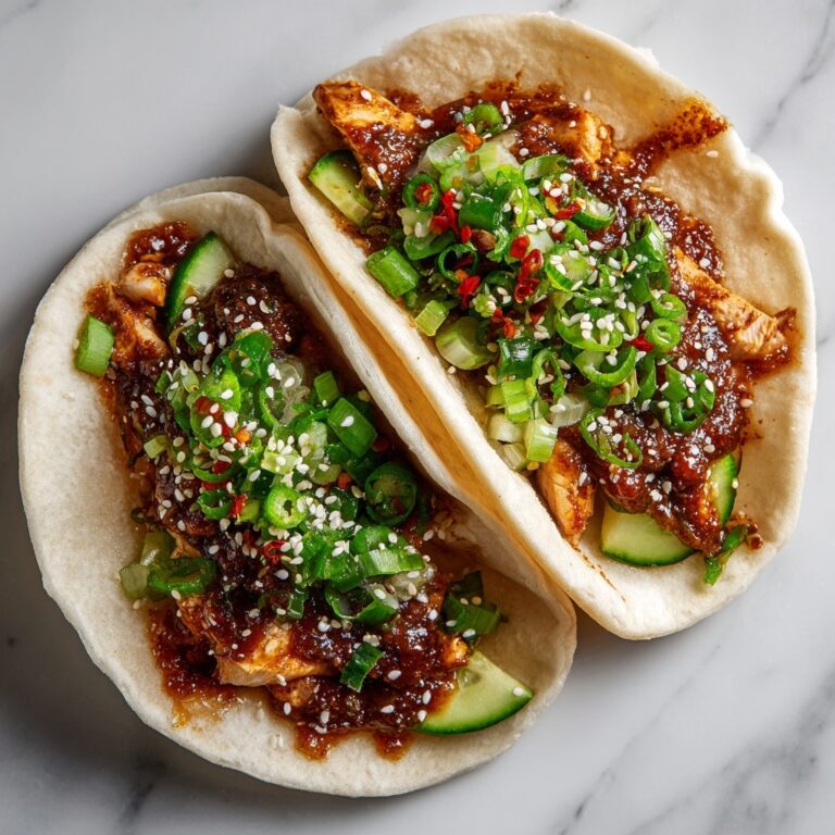 Korean Chicken Tacos with Caramelized Kimchi Recipe
