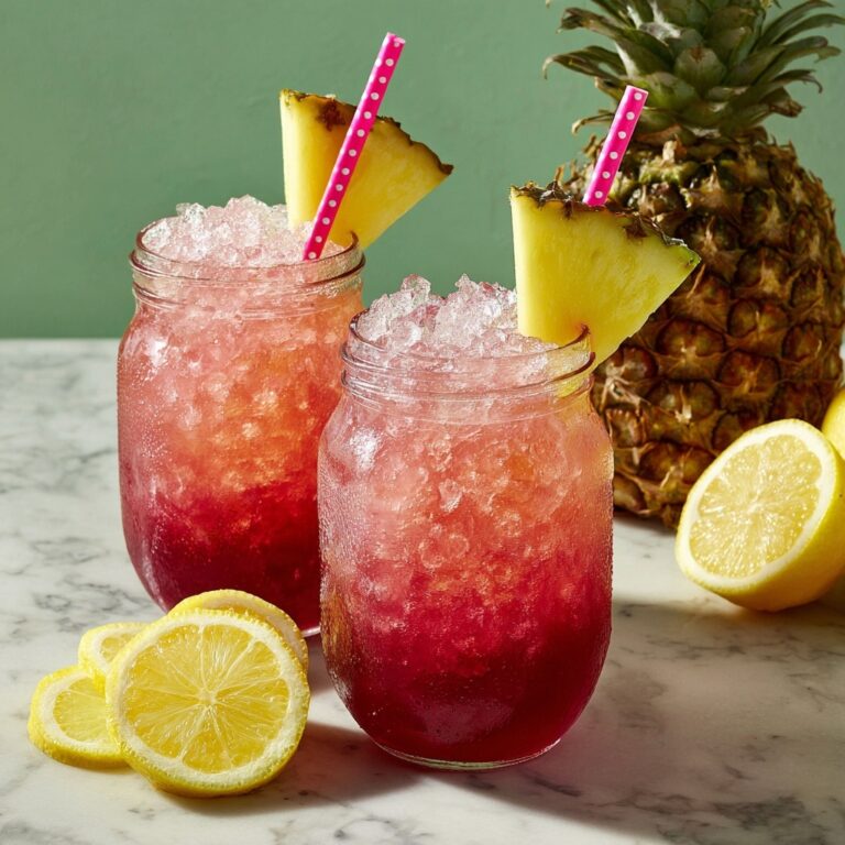 Pineapple Pink Lemonade Party Drink Recipe