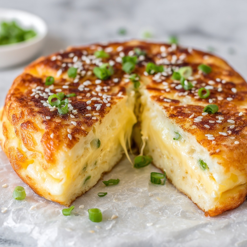Korean Cheese Pancakes Recipe - Recipe Image